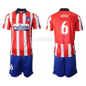 Barn Fotballdrakter Atlético Madrid Koke 6 Hjemme 2020-21 Kortermet